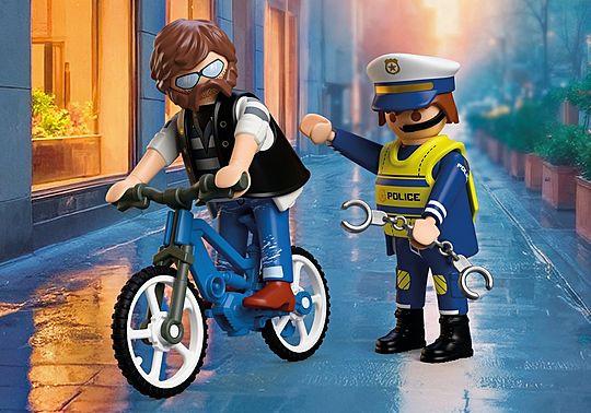 Productafbeelding Playmobil 72076 Fahrradraub (72076, Playmobil Stad Actie)
