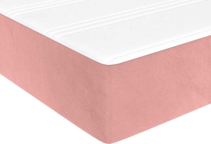 Image du produit vidaXL Taschenfederkernmatratze Rosa Samt (80 x 220 cm, Noyau de printemps)