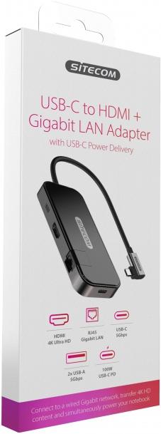 Produktbild Sitecom CN Docking Station (USB-C, 1 Ports)