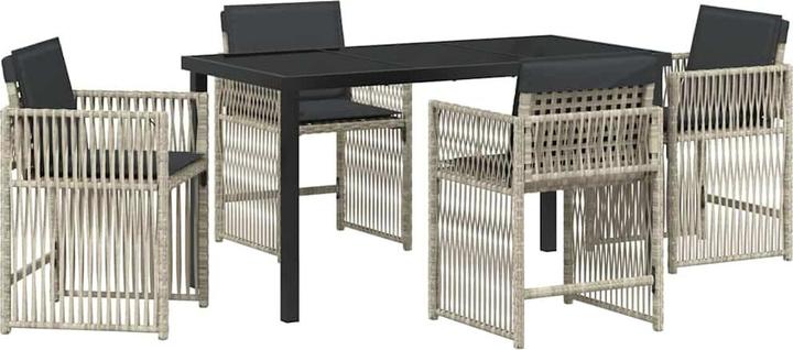 Actual product image vidaXL Garden dining set (140 x 70 x 73 cm)