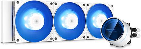 Actual product image Deepcool CASTLE 360EX A-RGB WH Processor All-in-One Liquid Cooler