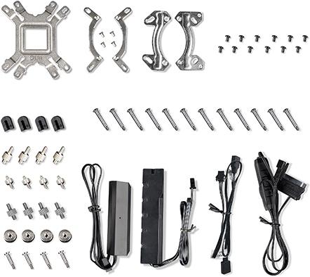 Actual product image Deepcool CASTLE 360EX A-RGB WH Processor All-in-One Liquid Cooler