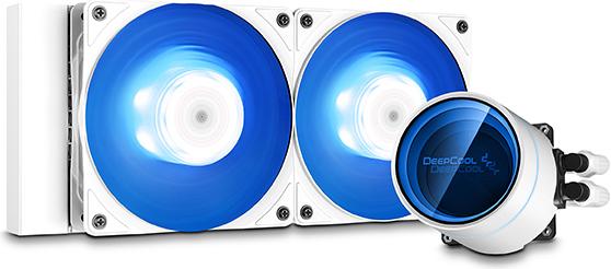 Actual product image Deepcool CASTLE 240EX A-RGB WH Processor All-in-One Liquid Cooler
