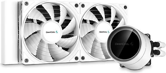 Actual product image Deepcool CASTLE 240EX A-RGB WH Processor All-in-One Liquid Cooler