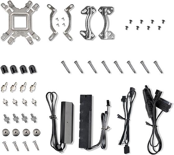 Actual product image Deepcool CASTLE 240EX A-RGB WH Processor All-in-One Liquid Cooler