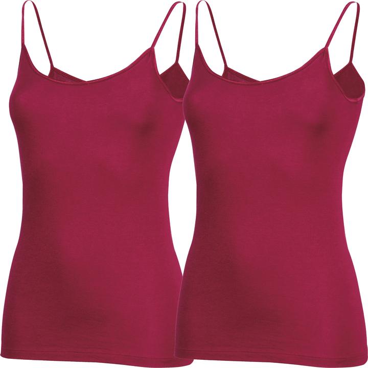 Erwin Müller Maillot de corps pour femmes avec bretelles spaghetti (lot de 2)