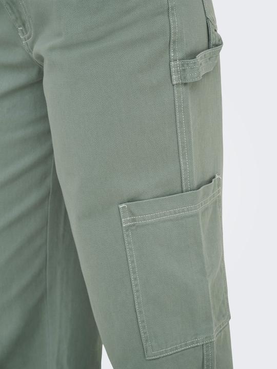 Immagine prodotto JdY Pantaloni a gamba larga Pantaloni a vita alta Pantaloni cargo (L)