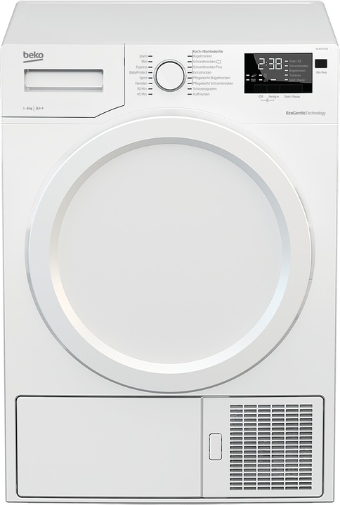 Actual product image Beko DE8433PA0 Clothes Dryer Freestanding Front Loader A++ (8 kg, Right)