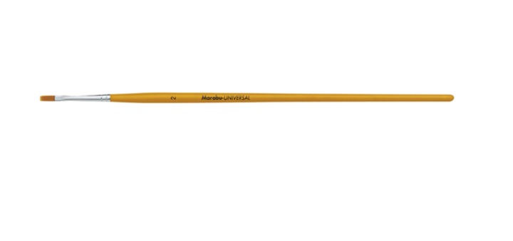 Produktbild Marabu Synthetikhaarpinsel Universal, flach (2 mm)