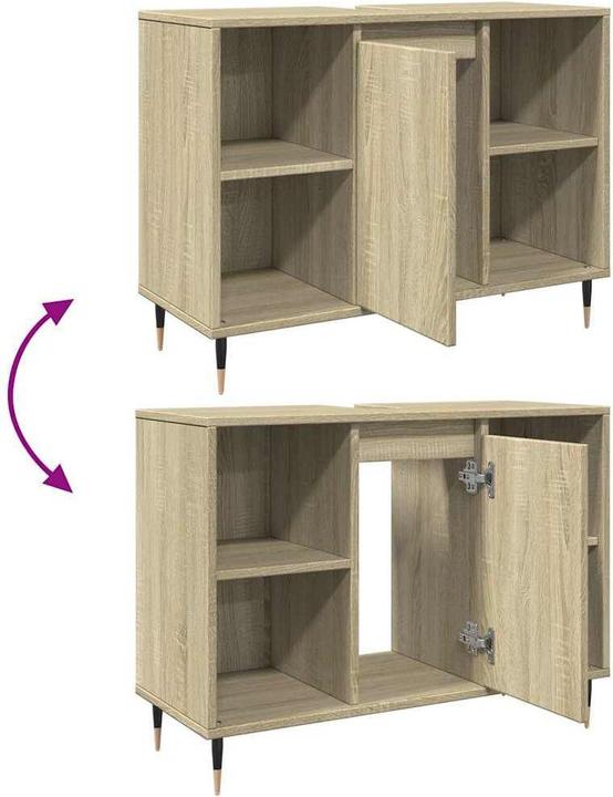 Produktbild vidaXL Badezimmerschrank (80 x 33 x 60 cm)
