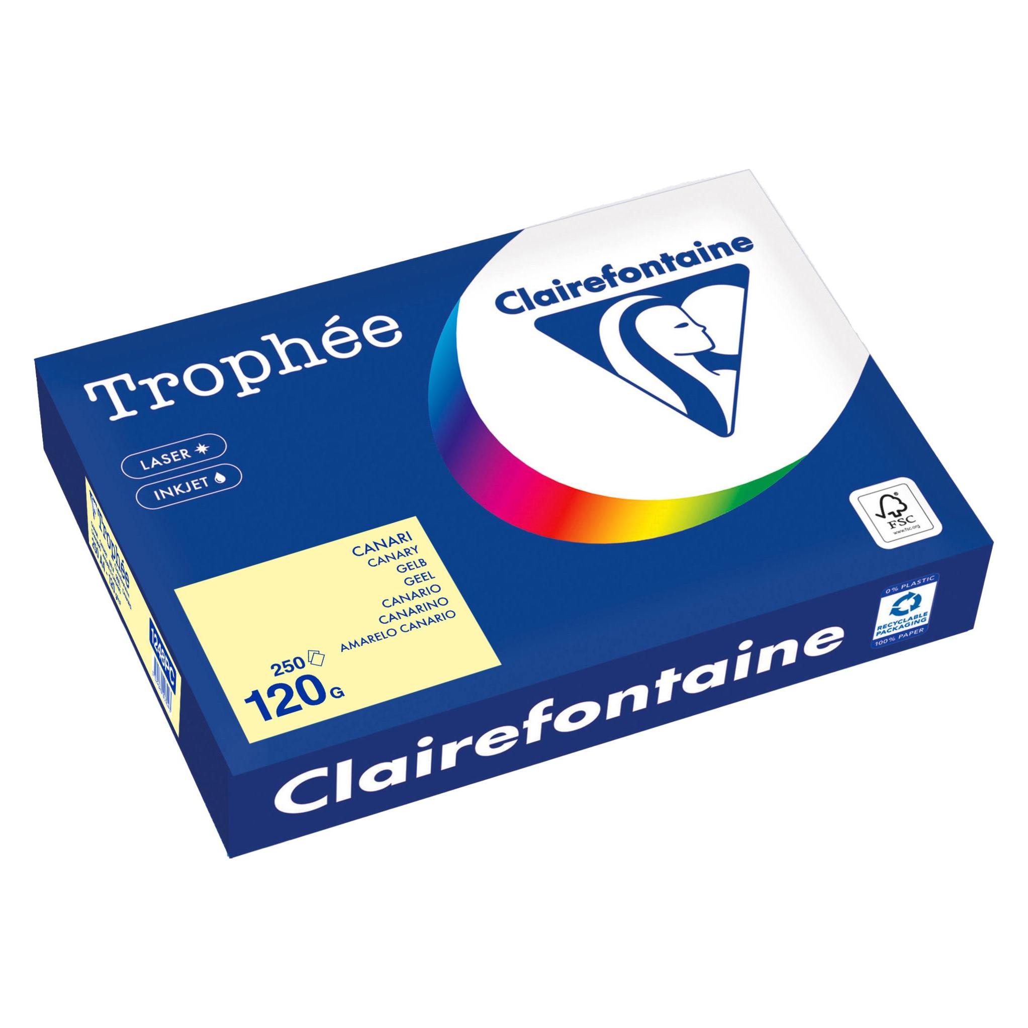 Clairefontaine Kopierpapier 1248PC A4 120g Gelb 250 Blatt