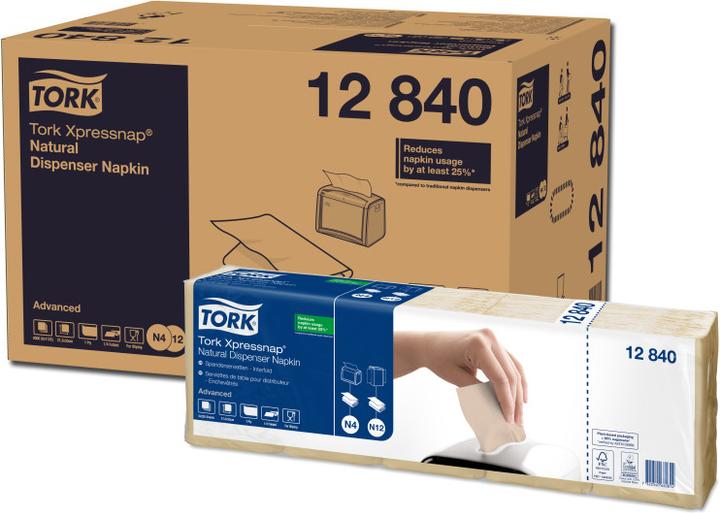 Tork 12840 Papierserviette Natürlich (e) (1125 x)