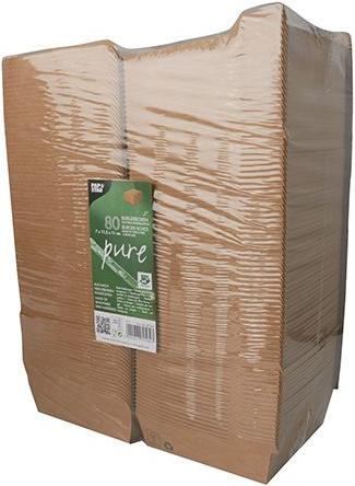 Produktbild Papstar 87240 Einweg-Lebensmittelbehälter Karton (80 x)