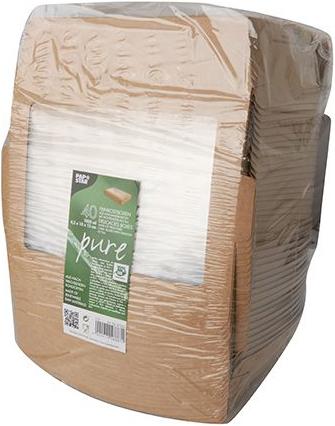 Produktbild Papstar 87252 Einweg-Lebensmittelbehälter Karton, Polylactid (PLA) (40x)