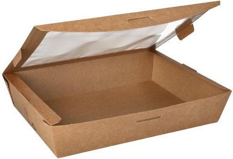 Actual product image Papstar 87253 Disposable food container cardboard, polylactide (PLA) (40 x)