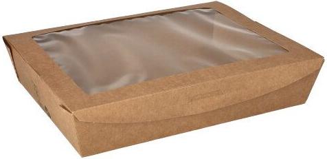Actual product image Papstar 87253 Disposable food container cardboard, polylactide (PLA) (40 x)