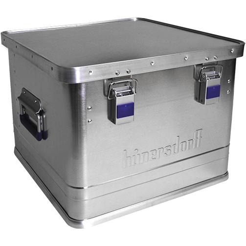 Hünersdorff, Aufbewahrungsbox, 451055 Aufbewahrungsbox Quadratisch Aluminium (43 x 43 x 32.5 cm, 50 l)