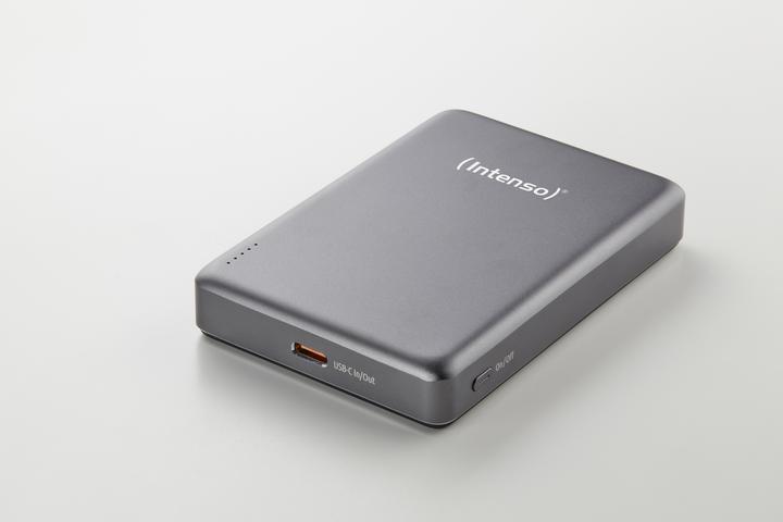 Actual product image Intenso Magn. Wireless Powerbank MW10000 10000 mAh Grey (10000 mAh, 20 W, 37 Wh)