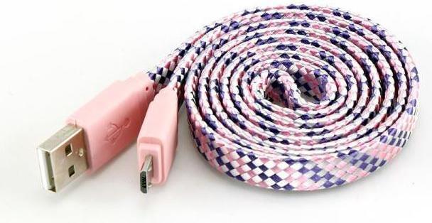 Sbox USB->Micro USB 2.0 M/M 1m colorfull blister rose USB-103CF-P (1 m ...