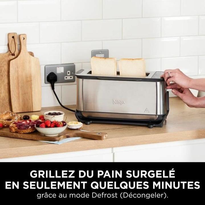 Produktbild Ninja 3-in-1 Multifunctionele Toaster, Grillplaat en Panini Maker - 7 Roosterstanden - RVS - ST202EU