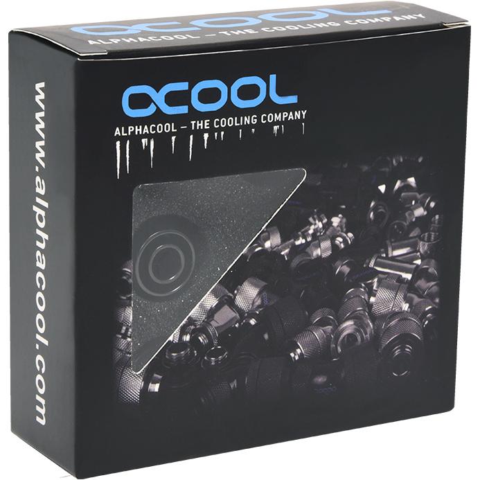 Thumbnail - Alphacool HF Anschraubtülle TPV Metall, Wasserkühlung Anschluss, Schwarz