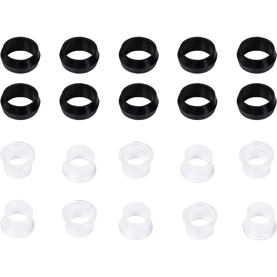 Alphacool 17566 Computerkühlsystemteil/-zubehör O-Ring, Wasserkühlung Anschluss, Schwarz, Weiss
