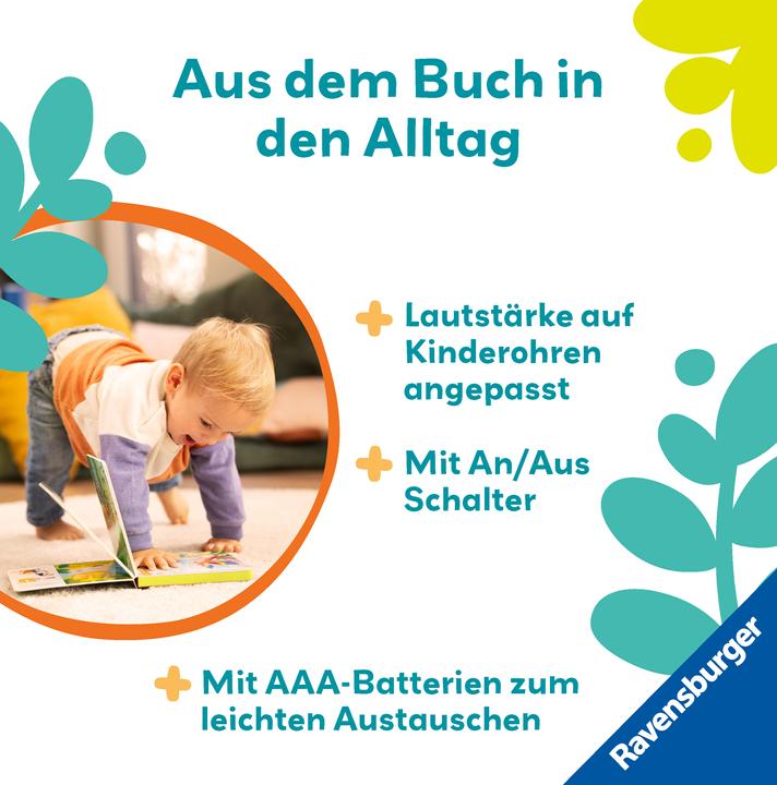 Produktbild Ravensburger Play+ Mein allererstes Soundbuch: Tierkinder (Deutsch)
