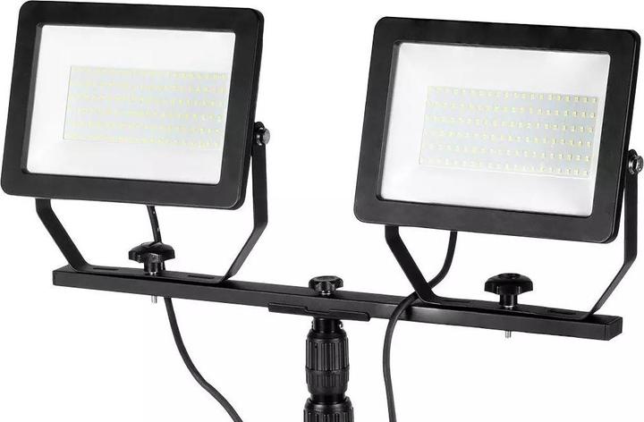 Actual product image Neo Reflector double 2x100W SMD LED 2 x 8500lm with stand 1.8m (17000 lm)