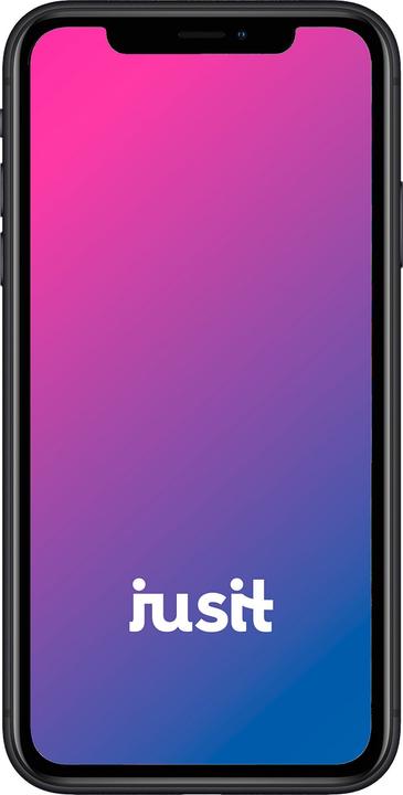 Actual product image jusit iPhone XR (128 GB, Black, 6.10", 12 Mpx, A / Like new)