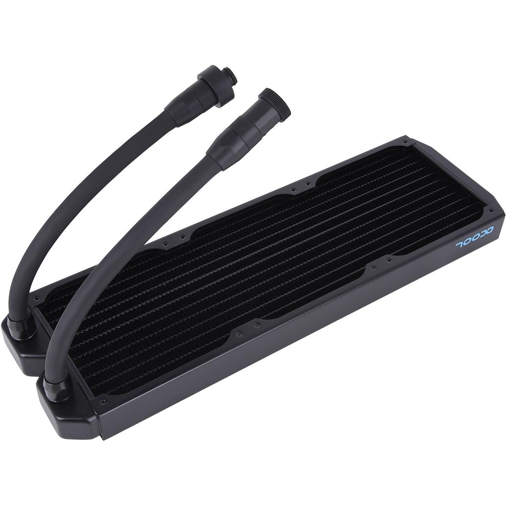Alphacool NexXxos ST30 Radiator-Block (120 mm), Wasserkühlung Radiator, Schwarz