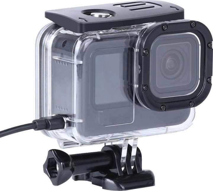 Actual product image Ueli Express GoPro Hero 12 / 11 / 10 / 9 housing with cable opening (Hero 11 Black, Hero 9 Black, Hero 10 Black, Hero 12 Black)
