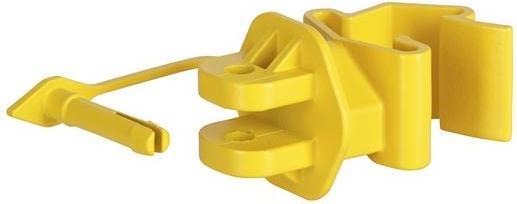 Produktbild Corral T-Post pinlock insulator, yellow, 25 pcs