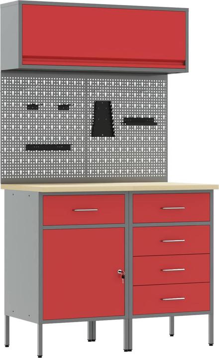 Produktbild vidaXL Werkstattschrank (55 cm, 200 cm)