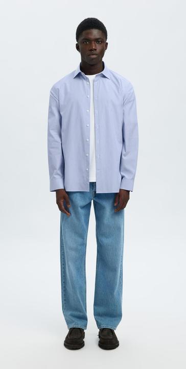 Immagine prodotto Selected Homme Slhslim-Lux Poplin Mix Shirt Ls Noos (S)