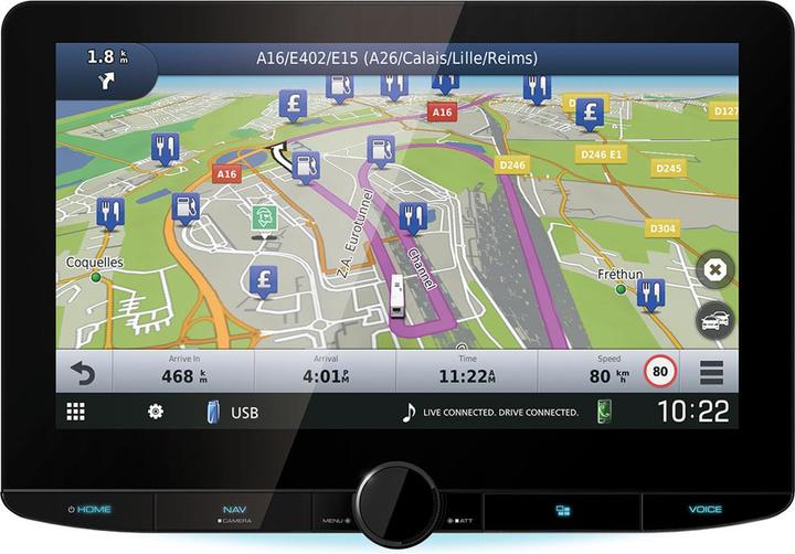 Actual product image Kenwood DNR992RVS (Android car, Apple Carplay)