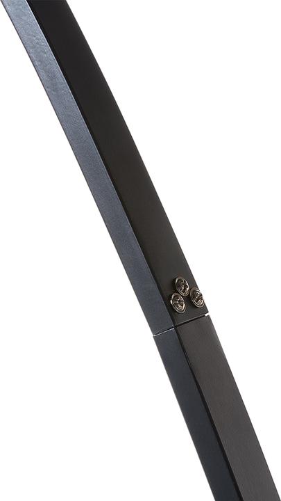 Image du produit Beliani Lampadaire noir 188 cm rond pied en marbre BENUE