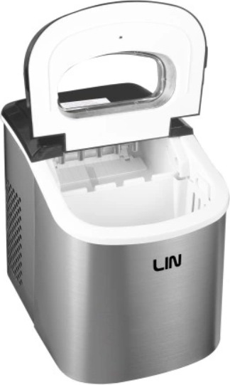 Immagine prodotto LIN Fabbricatore di ghiaccio portatile ICE PRO-S12 argento (Spina CH)
