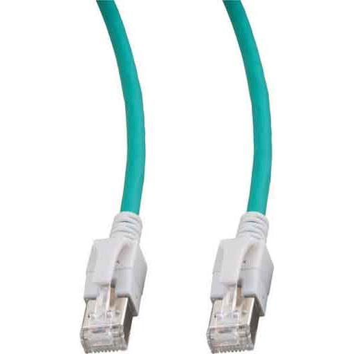 Thumbnail - EFB Elektronik Hersteller: RJ45 Patchkabel S/FTP, Cat.6A, VC LED, 1m, grün Das geschirmte Cat.6A RJ4 (S/FTP, CAT6a, 1 m)...