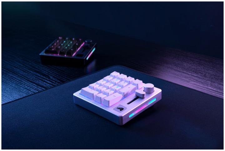 Actual product image Glorious GMMK Wireless Numpad - Fox Switches, grey/white (DE, Cable, Wireless)