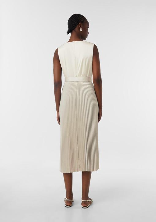 Image du produit Comma Kleid Elegantes Satinkleid mit plissiertem Rock (40)