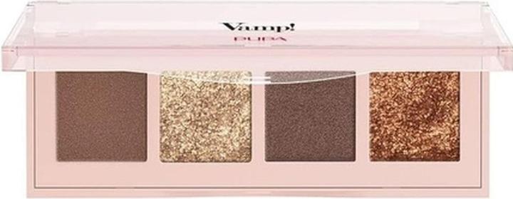 Actual product image Pupa Milano Vamp! 4 Eyeshadow Palette 002 Gold Bronze (002 Gold Bronze)