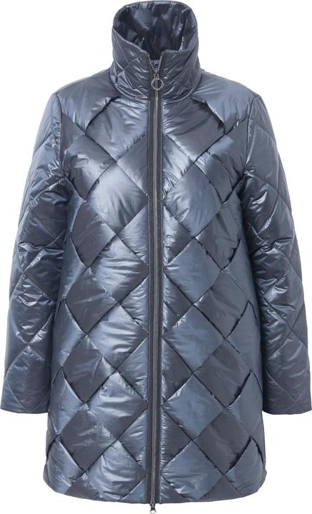 Produktbild Ulla Popken Steppjacke, Flechtoptik, Stehkragen, Two-Tone-Stepp (46, 48)