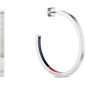 Tommy Hilfiger, Ohrringe, Fashionable hoop hoop earrings made of steel 2780811, (Edelstahl)