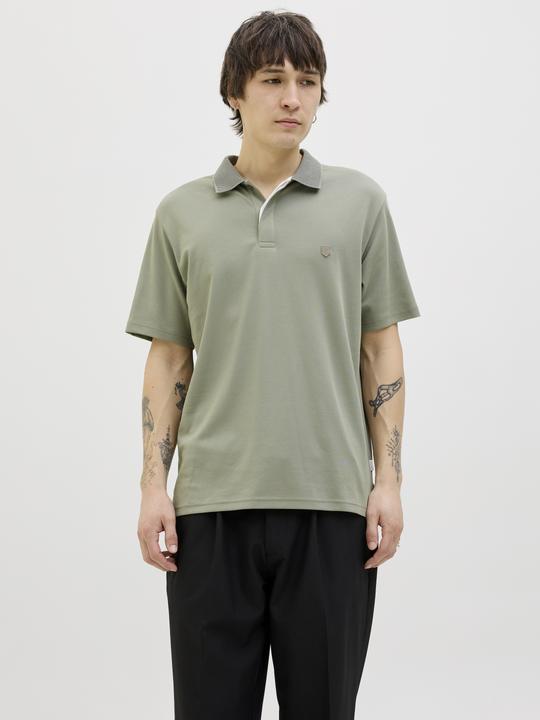 Immagine prodotto Jack & Jones Polo con colletto monocolore Poloshirt (L)