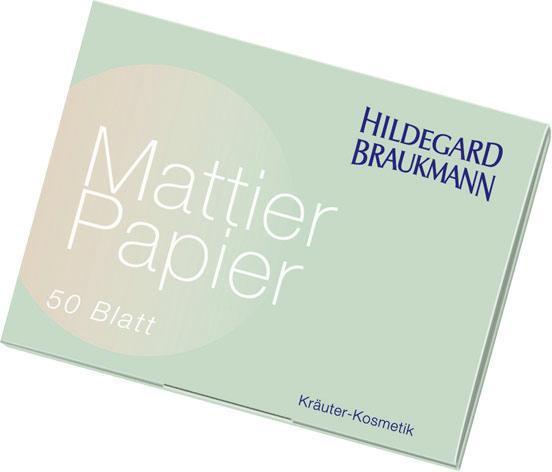 Produktbild Hildegard Braukmann Mattier Papier (Reinigungstücher Gesicht)