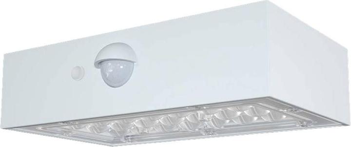 Actual product image V-TAC VT403 LED wall light with solar panel3.7 V, 4000 K 3000 K, white (350 lm, IP65)