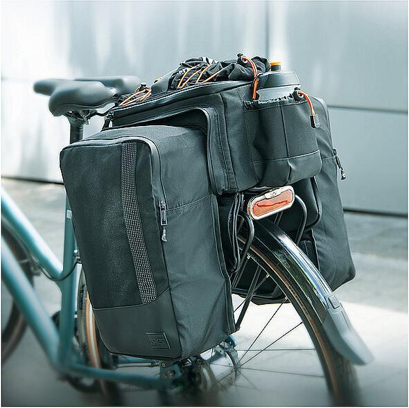 Produktbild SKS Gepäckträgertasche Infinity Urban Trunkbag XL Klettstraps ohne Adapter schwarz (8 l, Gepäckträgertasche)