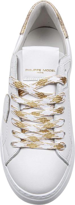 Immagine prodotto Philippe Model temple leather sneakers color white/gold (37)