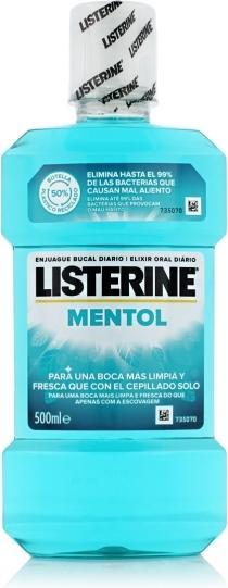 Produktbild Listerine Mouthwashes 280ml 500ml Menthol (500 ml, Mundspülung)
