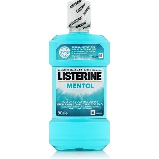 Listerine, Collutorio, Collutori 280ml 500ml Mentolo (500 ml, Collutorio)